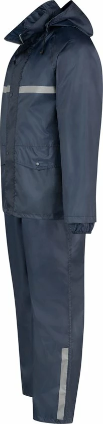 BJØRNSON Dusch Regenpak Dames & Heren - Waterdicht - Maat M - Donkerblauw 20 BJØRNSON Dusch Regenpak Dames & Heren - Waterdicht - Maat M - Donkerblauw - Afbeelding 18