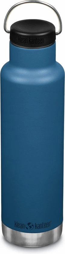 Klean Kanteen RVS Thermosfles Classic 592ml (w/Loop Cap) - Real Teal - Drinkfles 3 Klean Kanteen RVS Thermosfles Classic 592ml (w/Loop Cap) - Real Teal - Drinkfles