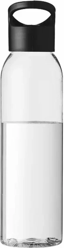 Benza Drinkfles - Waterfles Tritan 650 Ml - 2 Stuks - Zwart 4 Benza Drinkfles - Waterfles Tritan 650 Ml - 2 Stuks - Zwart - Afbeelding 2