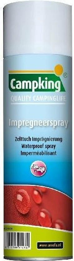 Campking Waterproof Spray | Waterafstotend, Kwaliteit, Spuitbus 4 Campking Waterproof Spray | Waterafstotend, Kwaliteit, Spuitbus - Afbeelding 2