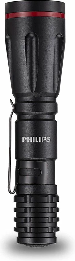 Philips Zaklamp - SFL1001P/10 - LED-zaklamp - Incl. 2 AA-Batterijen - 160 Lumen - Zwart - IPX4 Waterdicht - Draagbare Lamp 3 Philips Zaklamp - SFL1001P/10 - LED-zaklamp - Incl. 2 AA-Batterijen - 160 Lumen - Zwart - IPX4 Waterdicht - Draagbare Lamp
