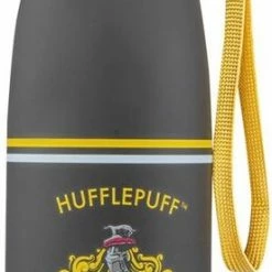 Cinereplicas Harry Potter Waterfles Thermo Water Bottle Hufflepuff Zwart