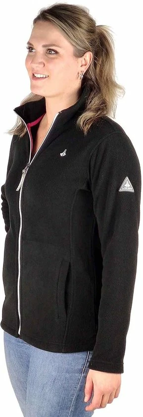 BJØRNSON Jenna Fleece Vest 4 Seizoenen Dames - Rits - Maat 36 - Zwart 6 BJØRNSON Jenna Fleece Vest 4 Seizoenen Dames - Rits - Maat 36 - Zwart - Afbeelding 4