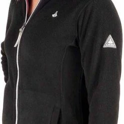 BJØRNSON Jenna Fleece Vest 4 Seizoenen Dames - Rits - Maat 46 - Zwart -Flamecan winkel 289x840