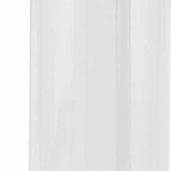 Merkloos Waterfles Met Rietje - 700ML - Drinkfles - Transparant- Roze