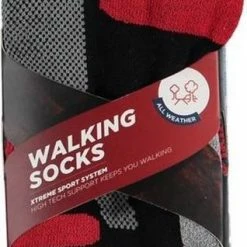 Xtreme X-treme Walking | Wandel Sokken | Multi Black | 2-Pack -Flamecan winkel 318x840