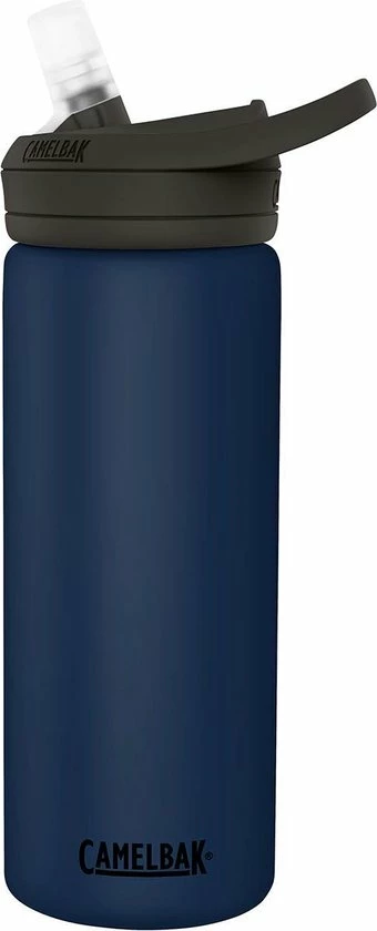 CamelBak Eddy+ Vacuum Stainless Insulated - Isolatie Drinkfles - 600 Ml - Blauw (Navy) 3 CamelBak Eddy+ Vacuum Stainless Insulated - Isolatie Drinkfles - 600 Ml - Blauw (Navy)