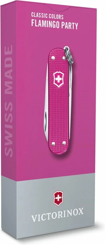 Victorinox Classic Alox Colors Zakmes - Flamingo Party - 5 Functies 4 Victorinox Classic Alox Colors Zakmes - Flamingo Party - 5 Functies - Afbeelding 2