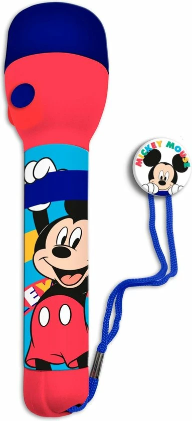 Disney Zaklamp Mickey Junior 11 X 21 Cm Rood/blauw 3 Disney Zaklamp Mickey Junior 11 X 21 Cm Rood/blauw