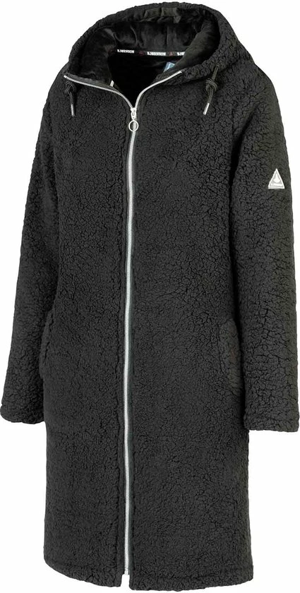 BJØRNSON Ona Parka Sherpa Fleece Vest Dames 4 Seizoenen - Maat 48 - Zwart 4 BJØRNSON Ona Parka Sherpa Fleece Vest Dames 4 Seizoenen - Maat 48 - Zwart - Afbeelding 2