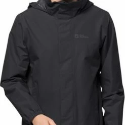 Jack Wolfskin Stormy Point 2L Jacket Men - Outdoorjas - Heren - Zwart - Maat M