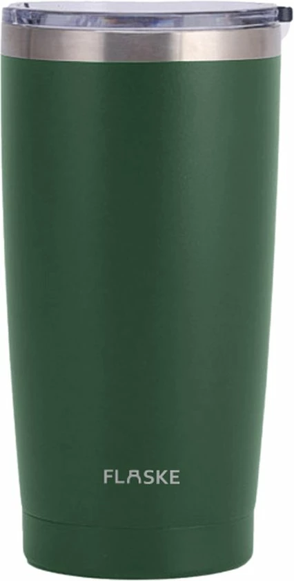 FLASKE Olive RVS Thermosbeker - 500ml - Vernieuwde Deksel- Gratis RVS Rietje 9 FLASKE Olive RVS Thermosbeker - 500ml - Vernieuwde Deksel- Gratis RVS Rietje - Afbeelding 7