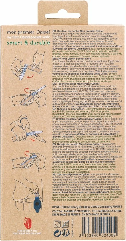 OPINEL Kinderzakmes My First Pocket Knife 9 OPINEL Kinderzakmes My First Pocket Knife - Afbeelding 7