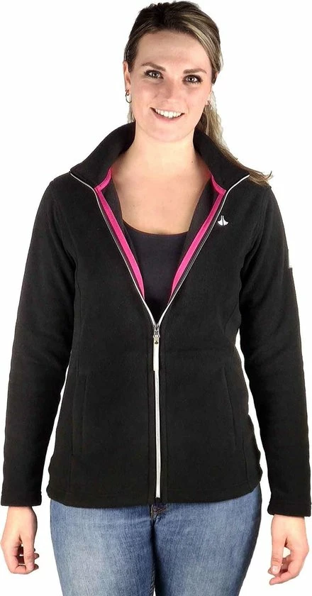 BJØRNSON Jenna Fleece Vest 4 Seizoenen Dames - Rits - Maat 36 - Zwart 10 BJØRNSON Jenna Fleece Vest 4 Seizoenen Dames - Rits - Maat 36 - Zwart - Afbeelding 8
