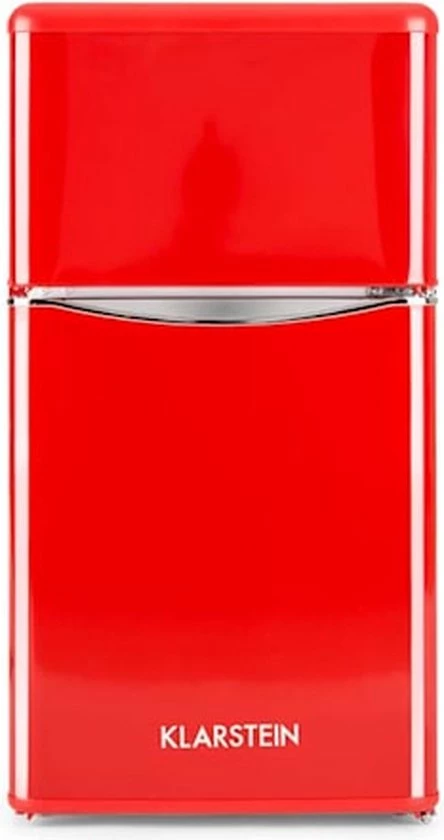 Klarstein 10029332 - Tafelmodel Koel-vriescombinatie - Rood 9 Klarstein 10029332 - Tafelmodel Koel-vriescombinatie - Rood - Afbeelding 7