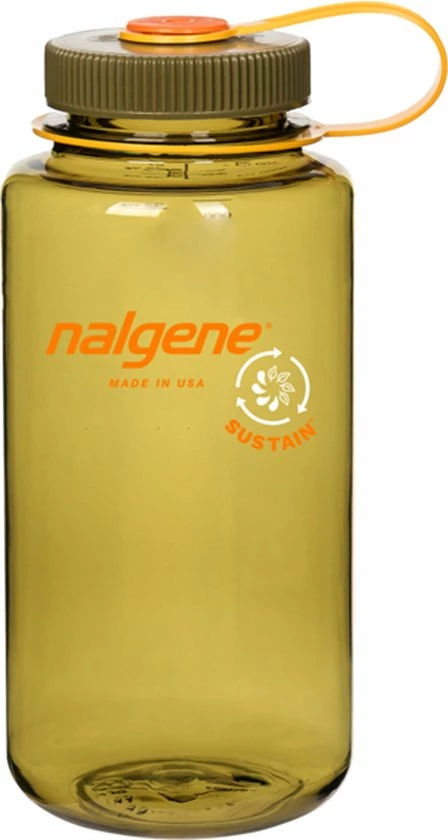 Nalgene Sustain Wide Mouth 1000ml - Drinkfles - Olive Sustain 8 Nalgene Sustain Wide Mouth 1000ml - Drinkfles - Olive Sustain - Afbeelding 6