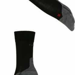 FALKE TK5 Wander Wandelsokken Mid-rise Zacht Thermisch Anti-blaar Antizweet Zonder Motief Met Elastische Boord Warm Admend Merinowol Zwart Dames Sportsokken - Maat 37-38 37 FALKE TK5 Wander Wandelsokken Mid-rise Zacht Thermisch Anti-blaar Antizweet Zonder Motief Met Elastische Boord Warm Admend Merinowol Zwart Dames Sportsokken - Maat 37-38 -Flamecan winkel 460x840