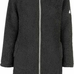 BJØRNSON Ona Parka Sherpa Fleece Vest Dames 4 Seizoenen - Maat 48 - Zwart
