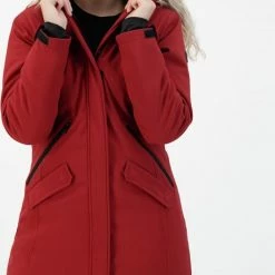 Kjelvik Dames Softshell Parka - Winterparka Softshell - Chanela - Rood - Maat 44 7 Kjelvik Dames Softshell Parka - Winterparka Softshell - Chanela - Rood - Maat 44 -Flamecan winkel 461x840 8