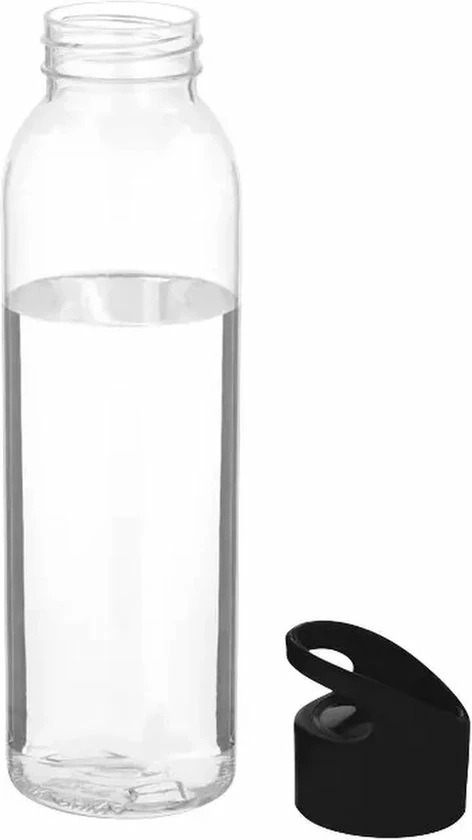 Benza Drinkfles - Waterfles Tritan 650 Ml - 2 Stuks - Zwart 6 Benza Drinkfles - Waterfles Tritan 650 Ml - 2 Stuks - Zwart - Afbeelding 4