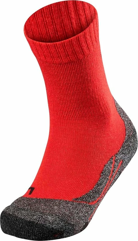 FALKE TK2 Wandelsokken Warm Winter Zacht Thermisch Ademend Anti-blaar Antizweet Zonder Motief Met Elastische Boord Merinowol Rood Unisex Sportsokken - Maat 35-38 4 FALKE TK2 Wandelsokken Warm Winter Zacht Thermisch Ademend Anti-blaar Antizweet Zonder Motief Met Elastische Boord Merinowol Rood Unisex Sportsokken - Maat 35-38 - Afbeelding 2