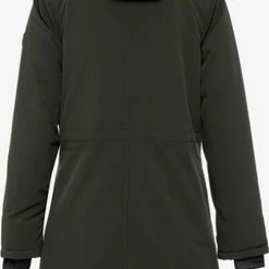 Kjelvik Dames Softshell Parka - Groen - Maat XL - Winddicht - Ademend Materiaal -Flamecan winkel 487x840 1