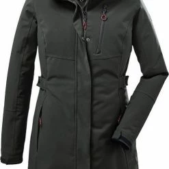 Killtec Dames Winter Parka 37726/KOW 165 Olijf Groen Functioneel - Maat 44