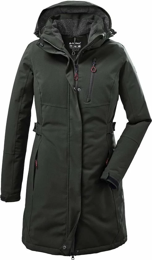Killtec Dames Winter Parka 37726/KOW 165 Olijf Groen Functioneel - Maat 44 3 Killtec Dames Winter Parka 37726/KOW 165 Olijf Groen Functioneel - Maat 44