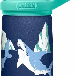 CamelBak Eddy+ Kids SST Vacuum Insulated - Isolatie Drinkfles - 350 Ml - BlauwMetaal (Polar Sharks)