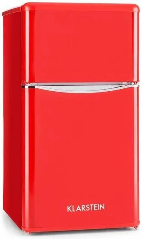 Klarstein 10029332 - Tafelmodel Koel-vriescombinatie - Rood 3 Klarstein 10029332 - Tafelmodel Koel-vriescombinatie - Rood