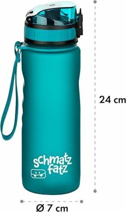 Klarstein Schmatzfatz Drinkfles - Sportfles - Met Vrucht-opzetstuk - Tritan Kunststof - BPA-vrij - Smaak- En Geurneutraal - Kindvriendelijk, Kleurrijk Design 4 Klarstein Schmatzfatz Drinkfles - Sportfles - Met Vrucht-opzetstuk - Tritan Kunststof - BPA-vrij - Smaak- En Geurneutraal - Kindvriendelijk, Kleurrijk Design - Afbeelding 2