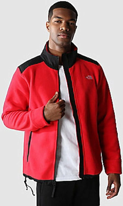 THE NORTH FACE Alpine Polartec 200 Rood Heren Fleece Jas Maat L 6 THE NORTH FACE Alpine Polartec 200 Rood Heren Fleece Jas Maat L - Afbeelding 4