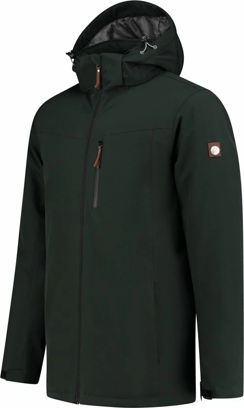 Travelin' Jack Thore - Heren Outdoorjas - Waterdicht En Ademend - Groen - Maat XXL 7 Travelin' Jack Thore - Heren Outdoorjas - Waterdicht En Ademend - Groen - Maat XXL - Afbeelding 5