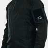 EU-TAC Tactical Jacket - Militaire Jas - Airsoft Jas - Soft Shell - Softshell - Outdoor Jas - Outdoor Jacket - Airsoft - Zwart - Maat XL -Flamecan winkel 504x840
