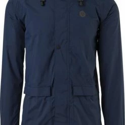 AGU GO Parka Regenjas Essential Unisex - Blauw - XXL - Dames & Heren - Waterdicht & Ademend