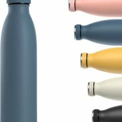 LARS NYSØM Roestvrijstalen Drinkfles 'Ren' 750ml Blue Stone