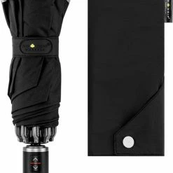 No Drip Umbrella® Stormparaplu - Opvouwbaar - Automatisch - Windproof Tot 100km/u - 108 Cm - Zwart -Flamecan winkel 518x840