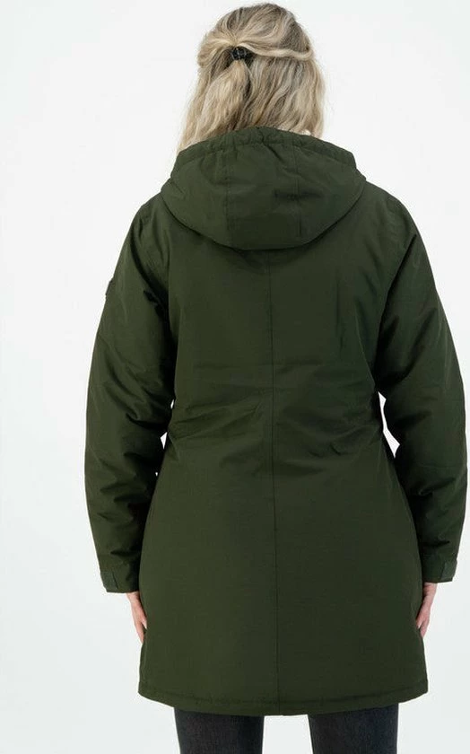 Kjelvik Dames Winterjas - Winterparka Dames - Functionele Winterjas - Didi - Groen - Maat 36 5 Kjelvik Dames Winterjas - Winterparka Dames - Functionele Winterjas - Didi - Groen - Maat 36 - Afbeelding 3