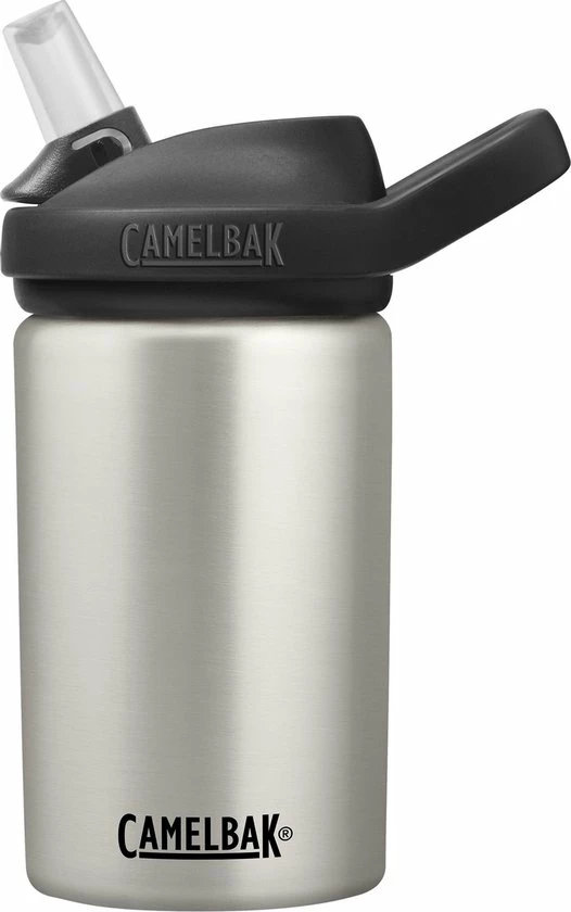 CamelBak Eddy+ Kids Single Wall SST - Drinkfles - 400 Ml - Metaal (Bare Steel) 3 CamelBak Eddy+ Kids Single Wall SST - Drinkfles - 400 Ml - Metaal (Bare Steel)