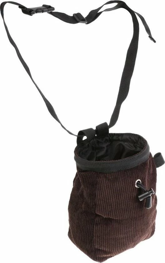 Merkloos Pofzak Voor Klimmen En Boulderen - Corduroy Velours - Chalk Bag Klimmen - Boulder Pofzak 6 Merkloos Pofzak Voor Klimmen En Boulderen - Corduroy Velours - Chalk Bag Klimmen - Boulder Pofzak - Afbeelding 4