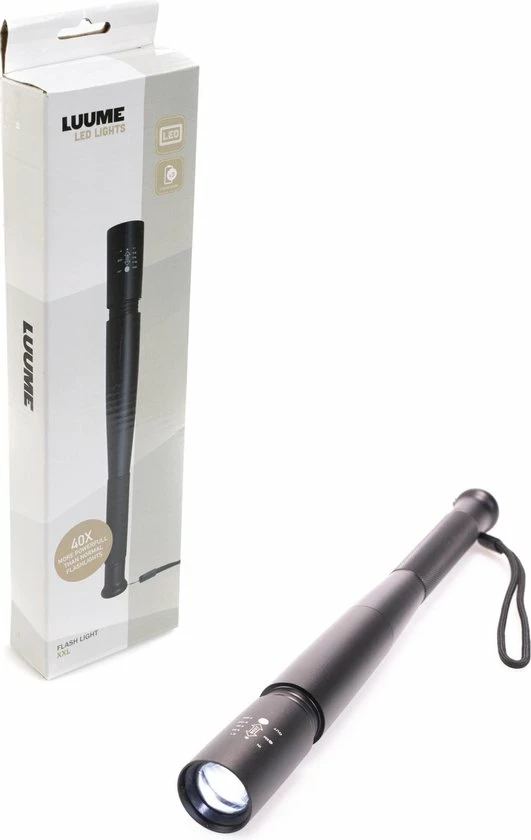 Deluxa Militaire LED Zaklamp XXL - 30 Cm - 40x Krachtiger 4 Deluxa Militaire LED Zaklamp XXL - 30 Cm - 40x Krachtiger - Afbeelding 2