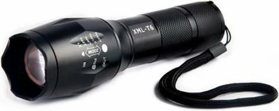 Cree Zaklamp XML T6 High Power Led 2000 Lumen - Zwart 6 Cree Zaklamp XML T6 High Power Led 2000 Lumen - Zwart - Afbeelding 4