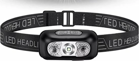 Perel Hoofdlamp Led Oplaadbaar 160 Lm 14,5 Cm Nylon Zwart 8 Perel Hoofdlamp Led Oplaadbaar 160 Lm 14,5 Cm Nylon Zwart - Afbeelding 6