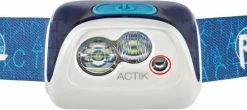 Petzl Actik Hoofdlamp - 350 Lumen - Blauw -Flamecan winkel 550x246