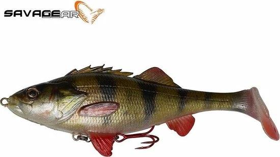 Savage Gear 4D Perch Shad - 12.5 Cm - Perch 4 Savage Gear 4D Perch Shad - 12.5 Cm - Perch - Afbeelding 2