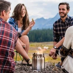 Solo Stove Campfire. Draagbare Vuurpot. Zorgt Voor Een Volledige Natuurlijke Verbranding. Koken En Verwarmen. 304 Roestvrijstaal, Breedte 18 Cm, Hoogte 23.5 Cm, Gewicht 1 Kg. -Flamecan winkel 550x309 29