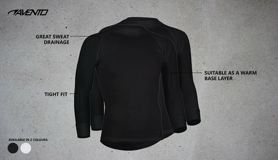 Avento Thermoshirt Lange Mouw - Heren - 2-Pack - Wit - Maat XL 9 Avento Thermoshirt Lange Mouw - Heren - 2-Pack - Wit - Maat XL - Afbeelding 7