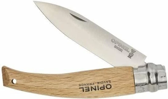 Opinel No. 08 Zakmes - RVS - Spits 7 Opinel No. 08 Zakmes - RVS - Spits - Afbeelding 5