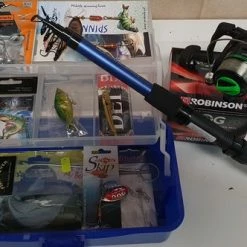 Robinson - Telescoop Werphengel Set - Inclusief Gevulde Viskoffer - Spin Set