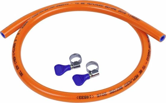 Gimeg HD Gasslang Pvc - 2 Slangklemmen - 3 M 3 Gimeg HD Gasslang Pvc - 2 Slangklemmen - 3 M